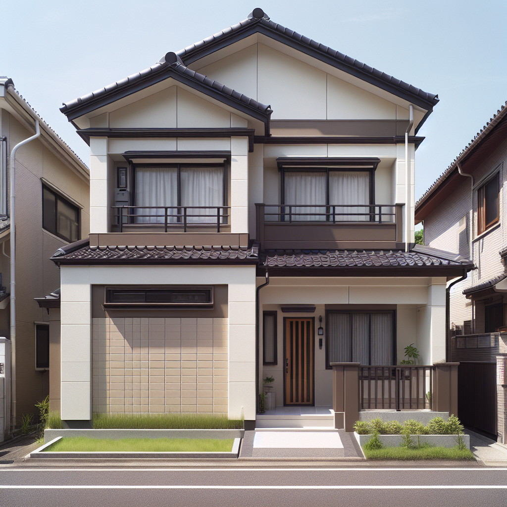 施工後の水戸市T様邸（新築のように生まれ変わった外観）